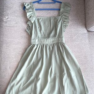 Mint green dress